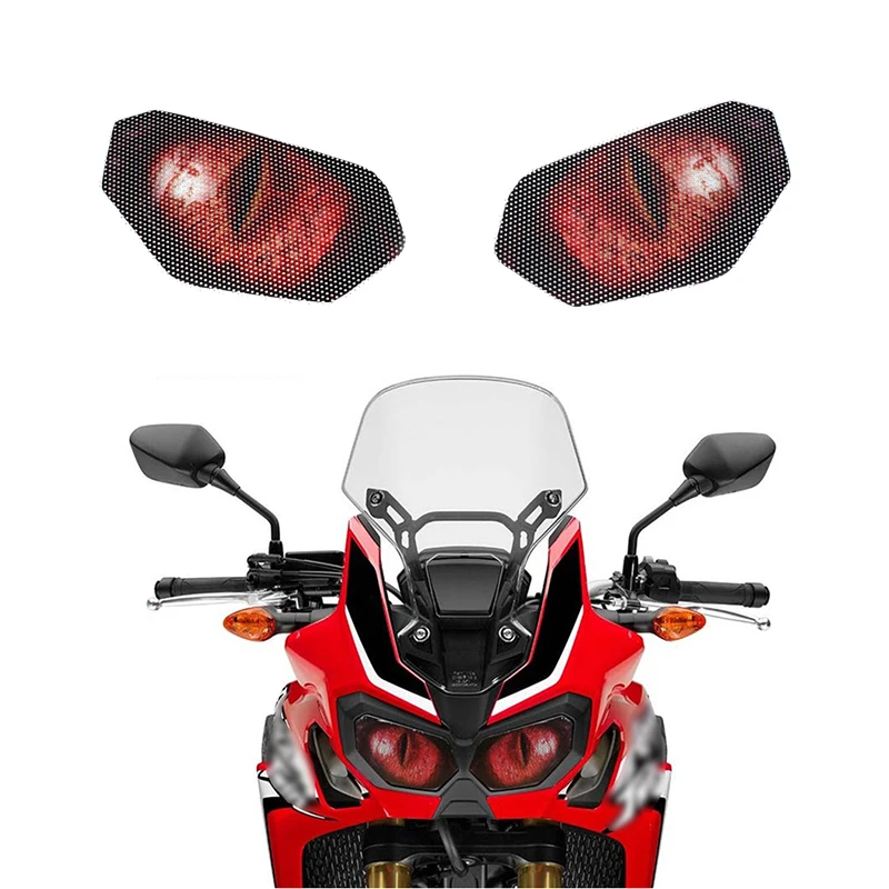 Для Honda Crf1000L Africa Twin 2015-2018 Carénage Avant Phare Autocollants Garde на каждый день Lumière Protection Autocollant B