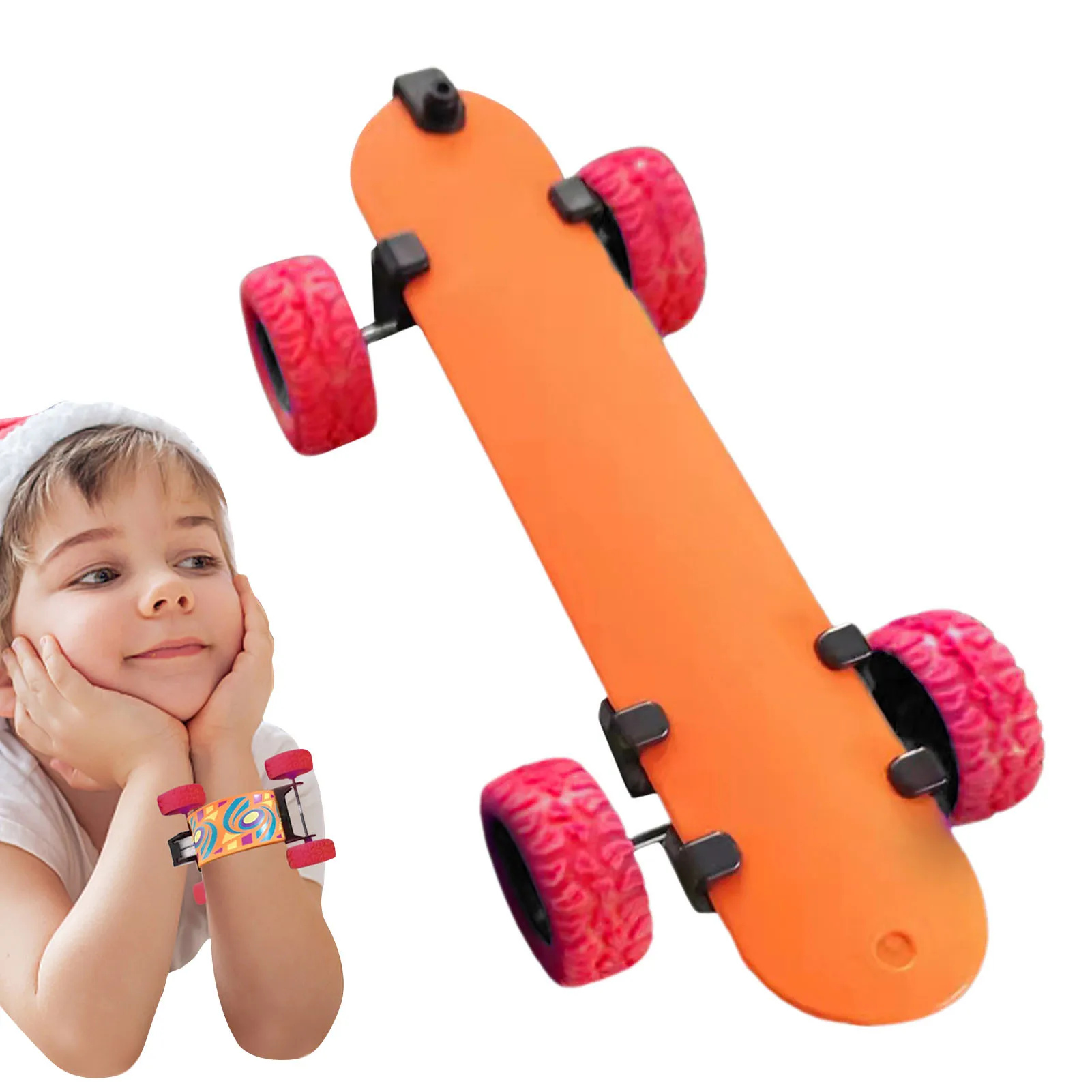 

Skateboard Slap Bracelets Skateboard Bracelet For Kids With Pullback Motion Wristbands For Children Sports And Skate Board Party
