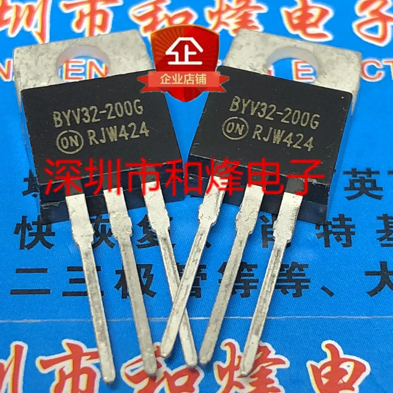 

5PCS-10PCS BYV32-200G TO-220-3 200V 8A ORIGINAL ON STOCK