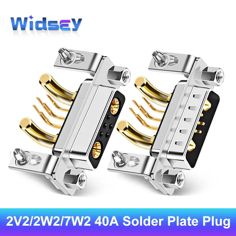 40A 30A 7W2 2W2 2V2 3W3 Твердоконтактный разъем Сварочная пластина Тип 90 градусов Изгиб
