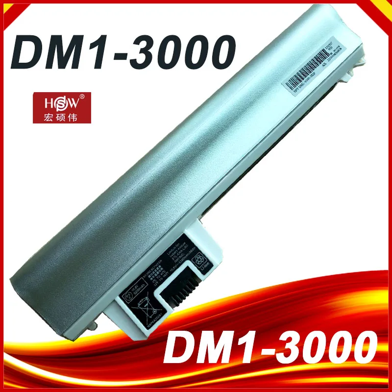 Prata Bateria para hp Pavilion Dm1 3000 3105m 3115m Dm1z3200 Gb06 Hstnn-ob2d Hstnn-yb2d Hstnn-lb2g Ob2d Yb2d Dm1-3000 Dm1 3000 Baterias p/ laptop