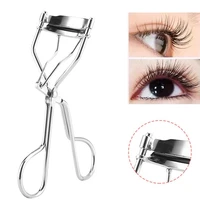 1pc silver curl eyelash curler stainless steel eyelash cosmetic makeup eyelash curler curling eyelashes tool makeup accessories
