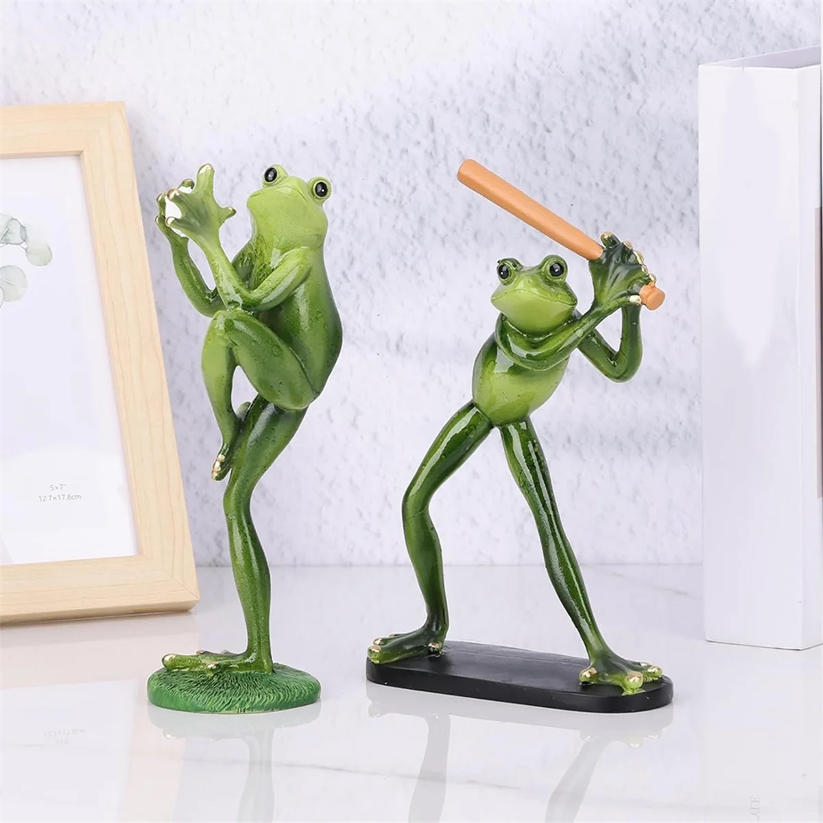 Благородная фигурка лягушки пасторальные изделия из смолы украшения для