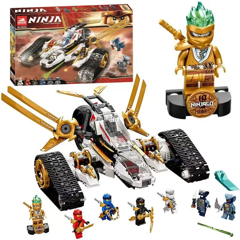 

Ultra Sonic Raider Mech Model Building Blocks Compatible 71739 Anime Movie Action Figures Bricks Children Toy Christmas Gifts