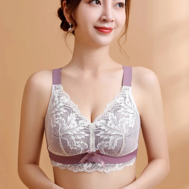 

Lace Bras for Women Seamless Women's Underwear Push Up Lingerie Wire Free BCD Cup Bralette Dropshipping New Hot