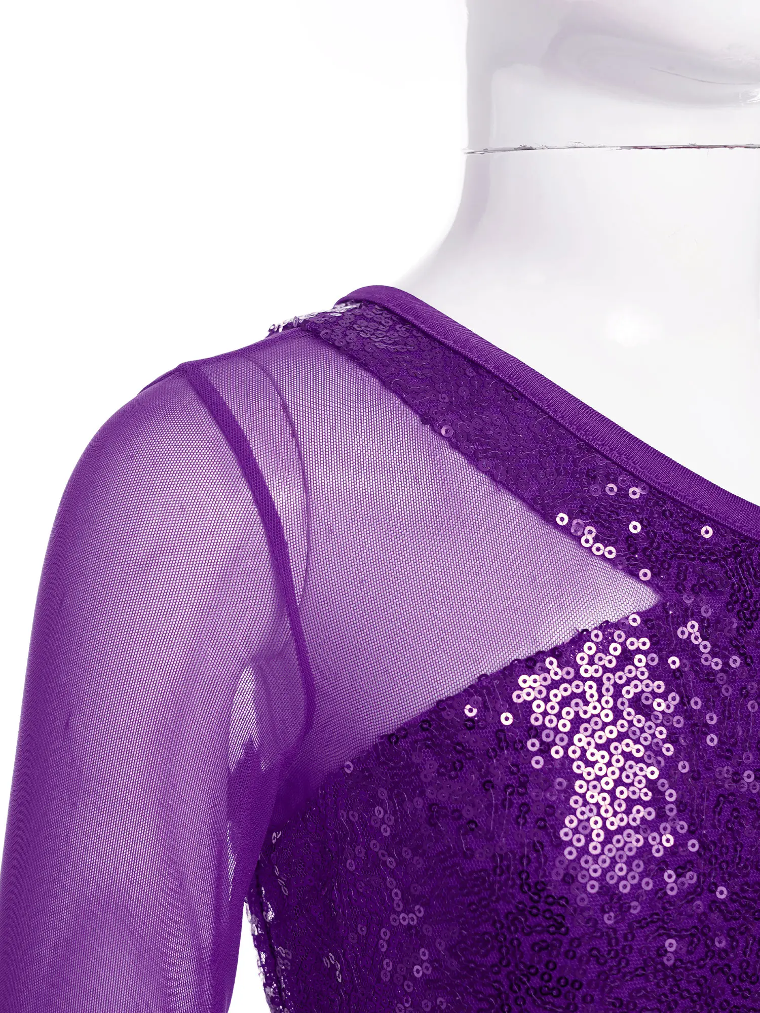 Женский джазовый Блестящий кроп-топ на одно плечо с металлической юбкой