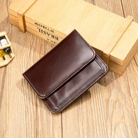 first layer cowhide luxury brand card holder large capacity coin purse wholesale unisex wallet small bag and exquisite tarjetero