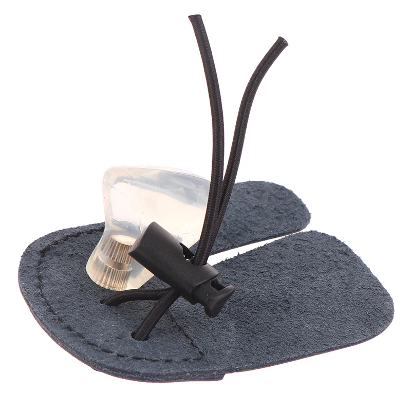 

1Pc Cow Leather Archery Finger Guard Protection Pad Glove Tab Bow Shooting Hand Guard Tool Shooting Training Supplies