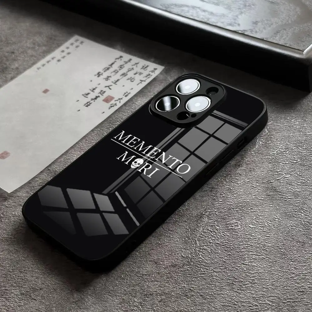 Чехол для телефона Memento Mori iPhone 14 Pro Max 15 12 11 13 Mini X XR XS 16 Plus SE задняя крышка из
