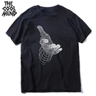 Уличная одежда COOLMIND из 100% хлопка, крутая Мужская футболка, повседневная мужская футболка с круглым вырезом, летняя футболка, мужские футболки, топы