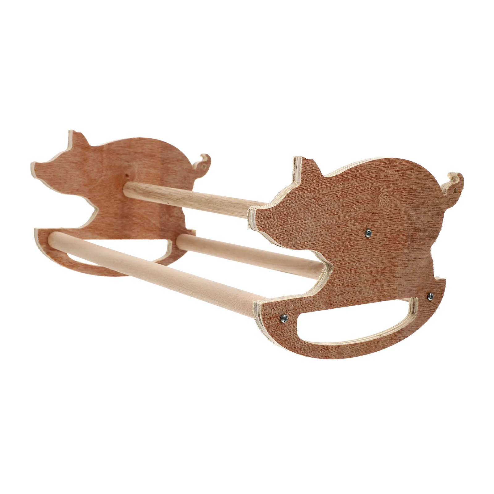 

Parakeet Toys Hen Perch Chicken Coop Toy Wood Parrot Stand Chicken Coop Accessories Chick Stand