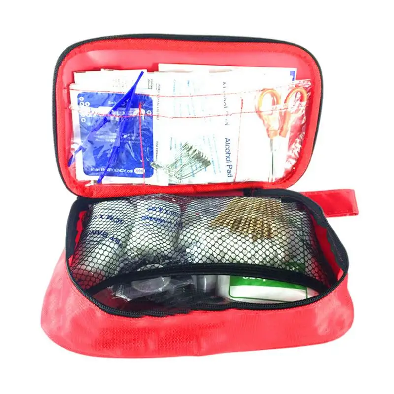 

All-Purpose Waterproof First Aid Medical Kit 180 Pcs Portable And Compact For Travel Ideal For Home Car Workplace And Outdoor