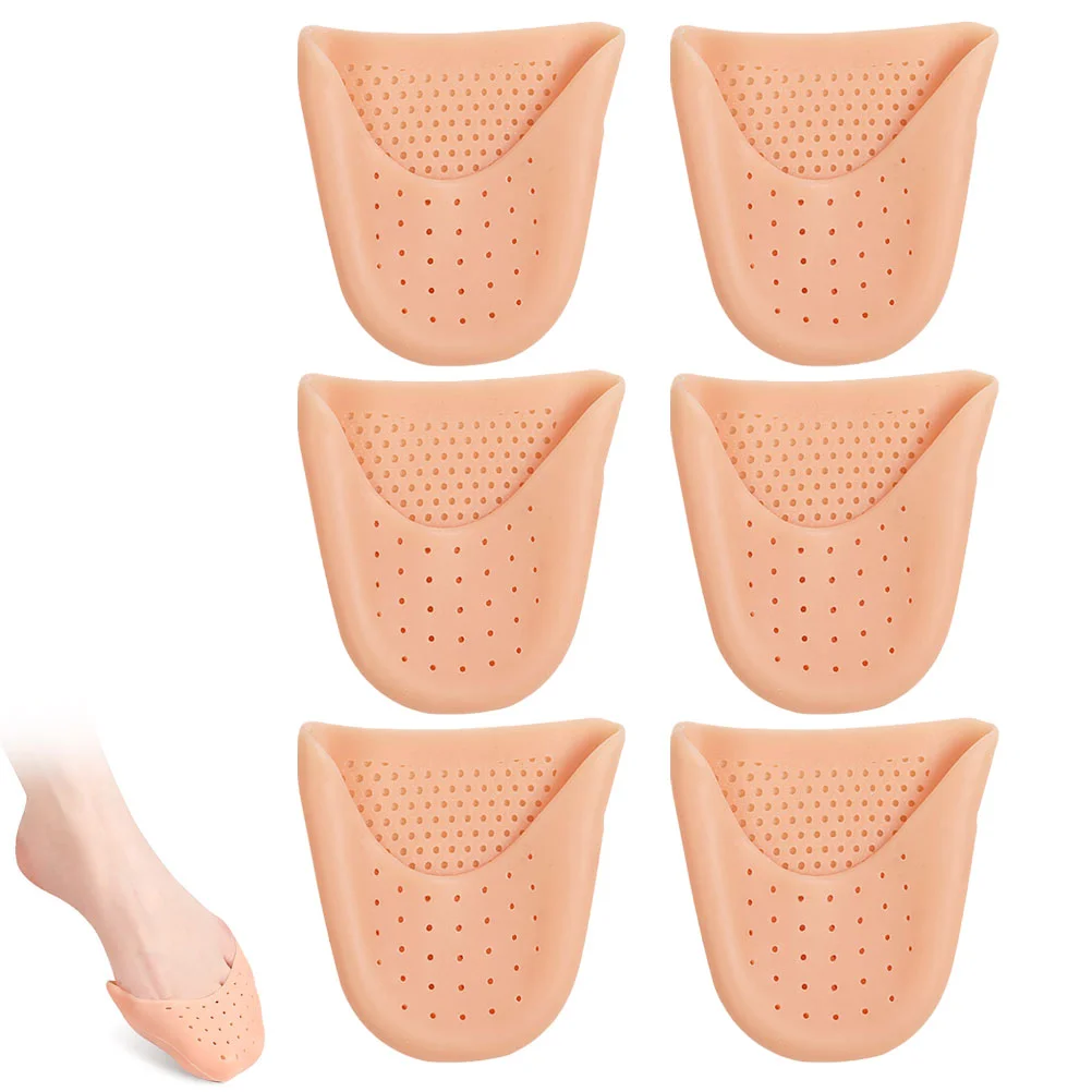 

Toe Protectors Ballet Pointe Pads Covers Capsshoesmetatarsal Socks Cushions Dance Forefoot Pouches Shoe Womenguards Sleeves