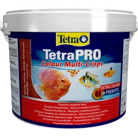 Tetra PRO COLOR CRISPS корм в чипсах для рыб 10 л. | Дом и сад