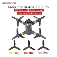 hot sale hot sale dji fpv 5328s propellers quick release props with gift arm stickers for dji fpv drone accessories