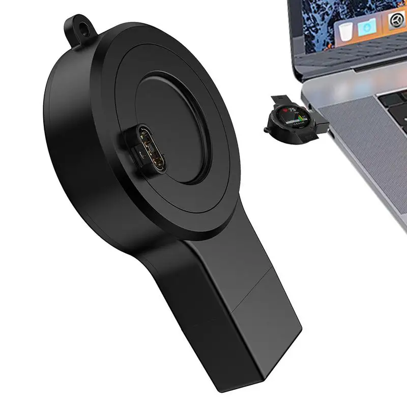 

Portable Charging Power Adapter For Smart Watch Charger 360 Rotatable Portable Universal Wireless USB Watch Charging Cable