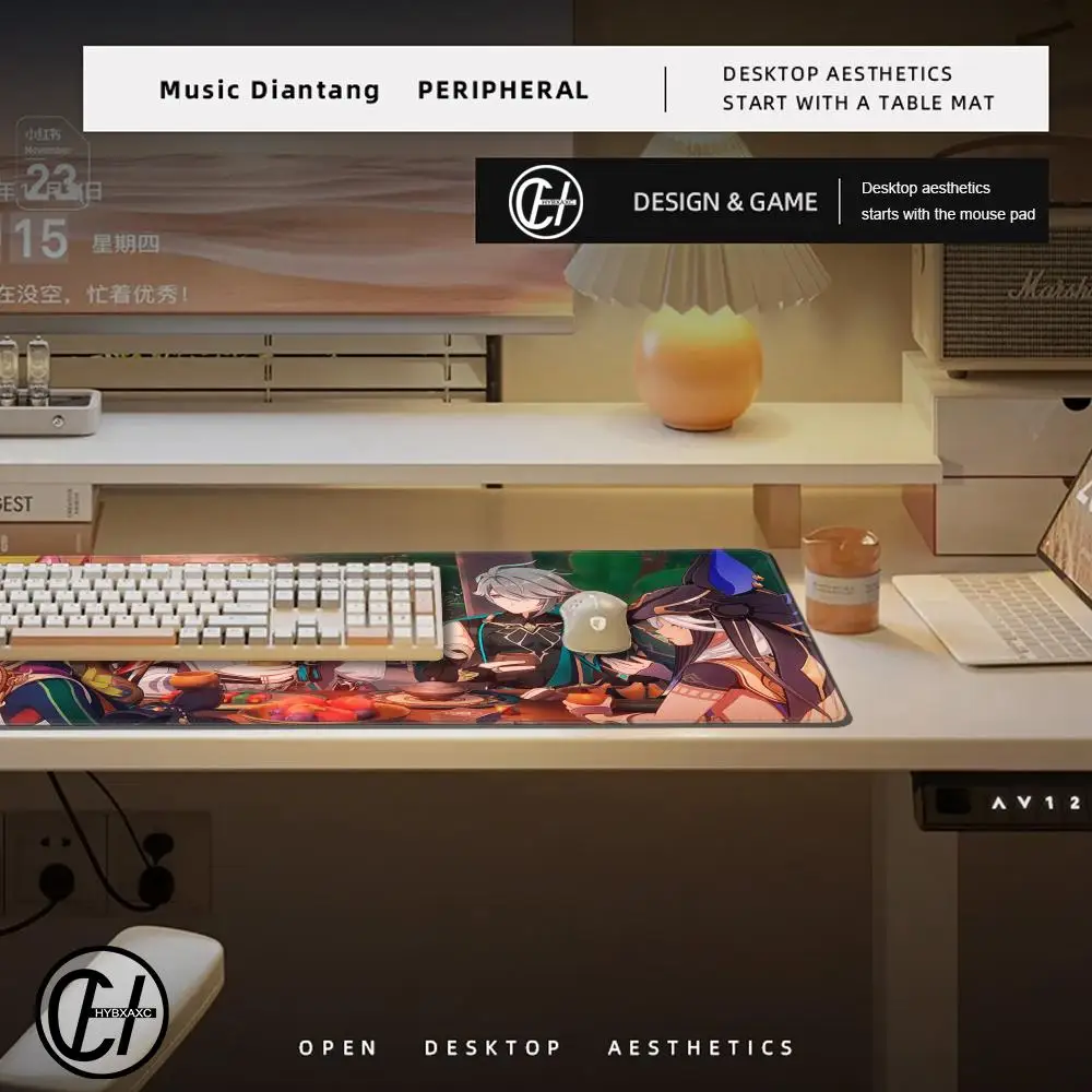 Коврик для мыши Gamer XXL Custom Home Настольный коврик Genshin Impact Kaveh Коврики Стол ковра из