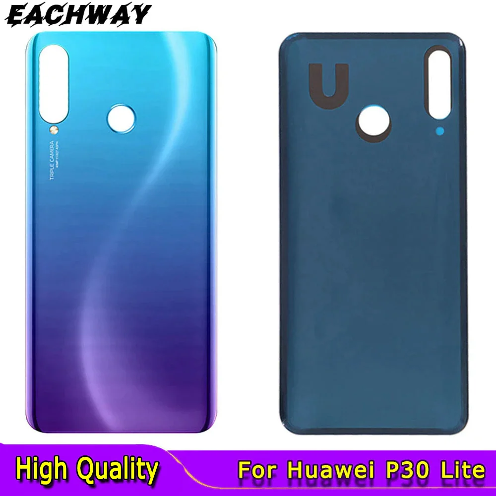 Задняя крышка для Huawei P30 Pro задняя крышка батарейного отсека стеклянная задняя крышка для телефона задняя крышка корпуса для Huawei P30 Lite Крышка батарейного отсека