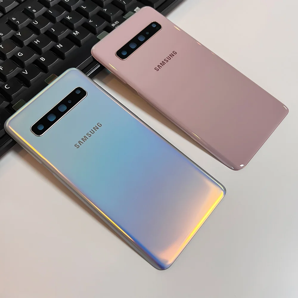 Original Replacement Battery Back Cover Door Glass Case For Samsung Galaxy S10 5G version Phone Back Cover Case Glass Backshell