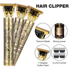 Новая перезаряжаемая USB машинка для стрижки волос T9, Мужская бритва, триммер для мужчин, профессиональный триммер для бороды