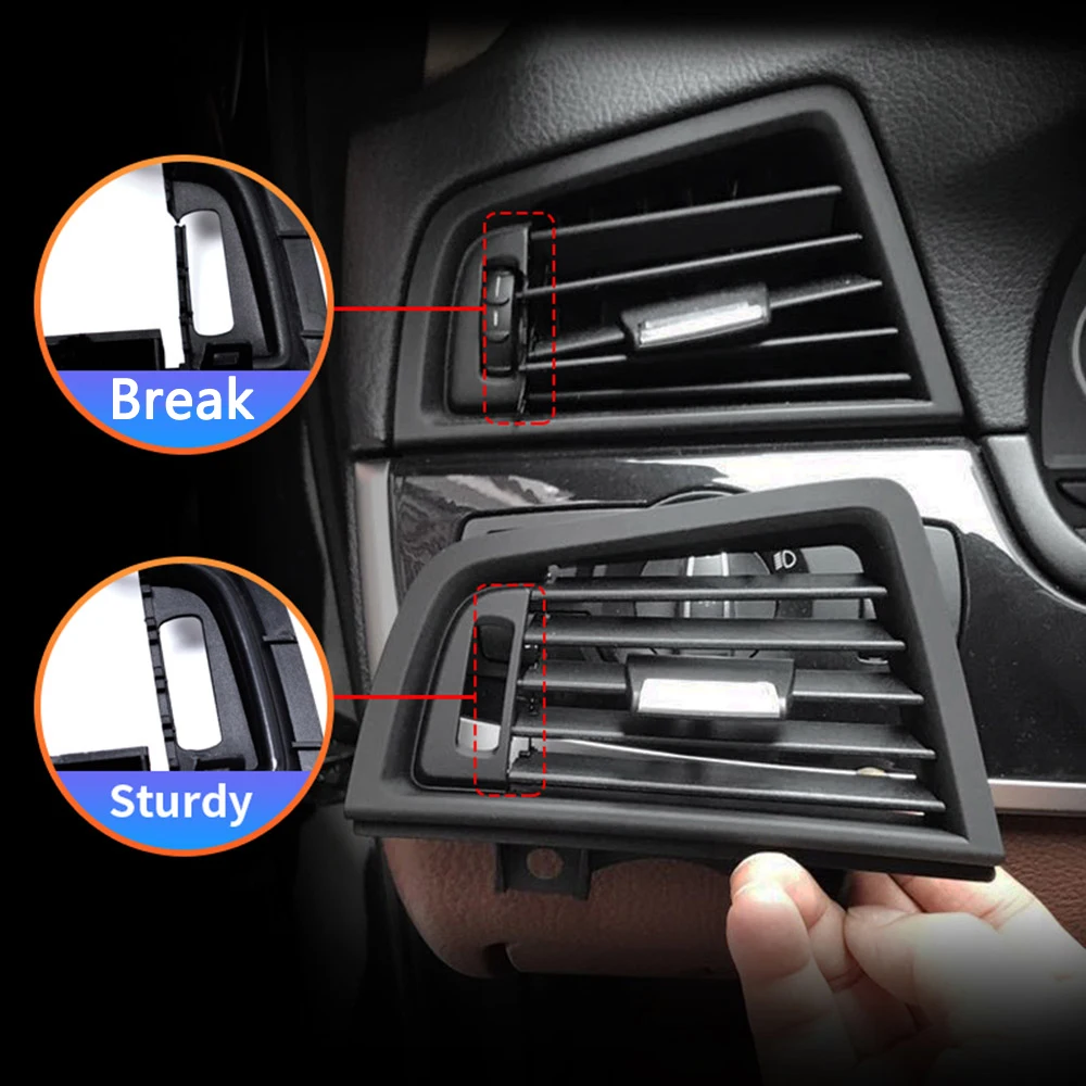 Фото Подходит для BMW 5 серии 525d xDrive 2010-2016, передняя левая решетка воздухозаборника, артикулы 64229166889, 64229166883 №3