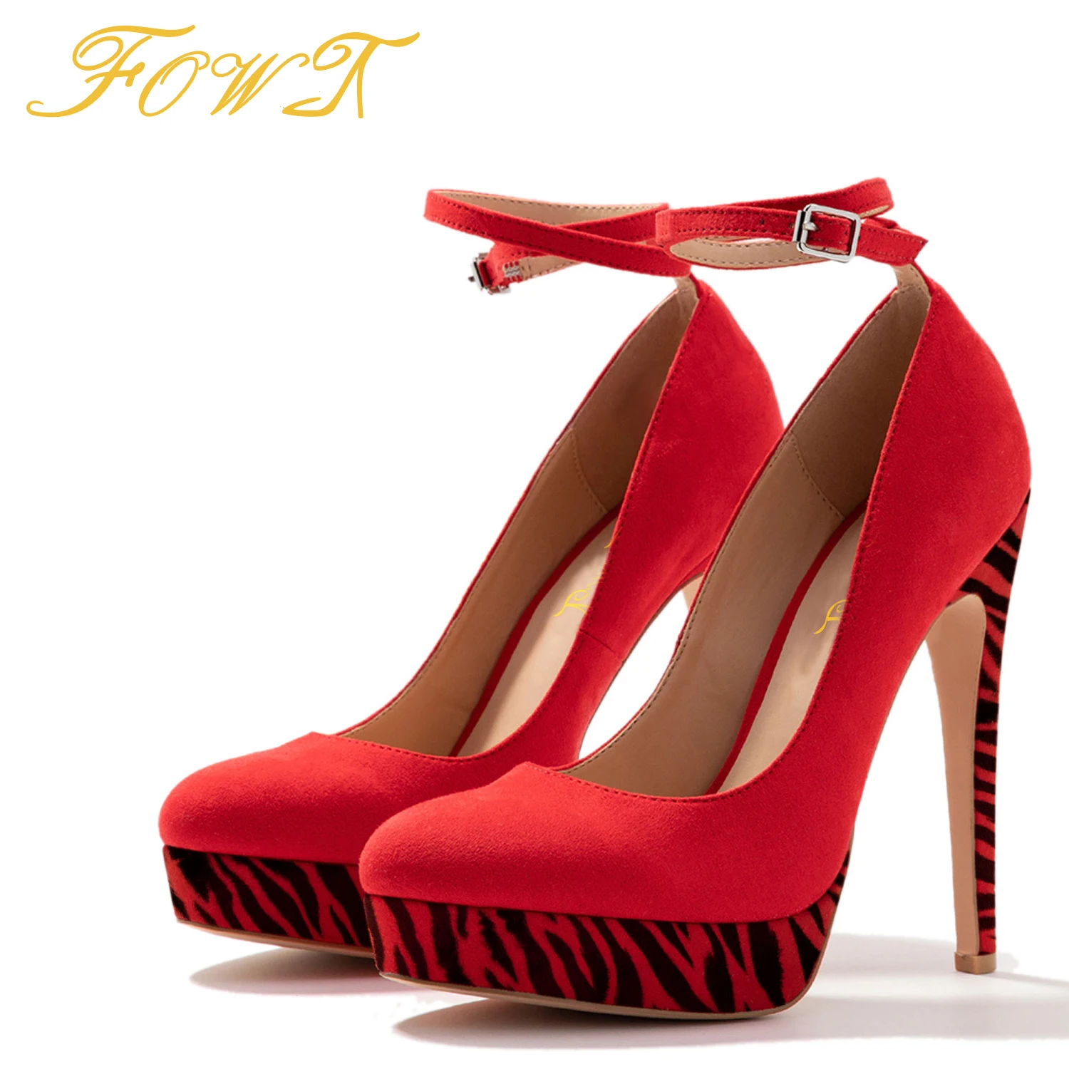 

Женские туфли-лодочки на высоком тонком каблуке, с круглым носком