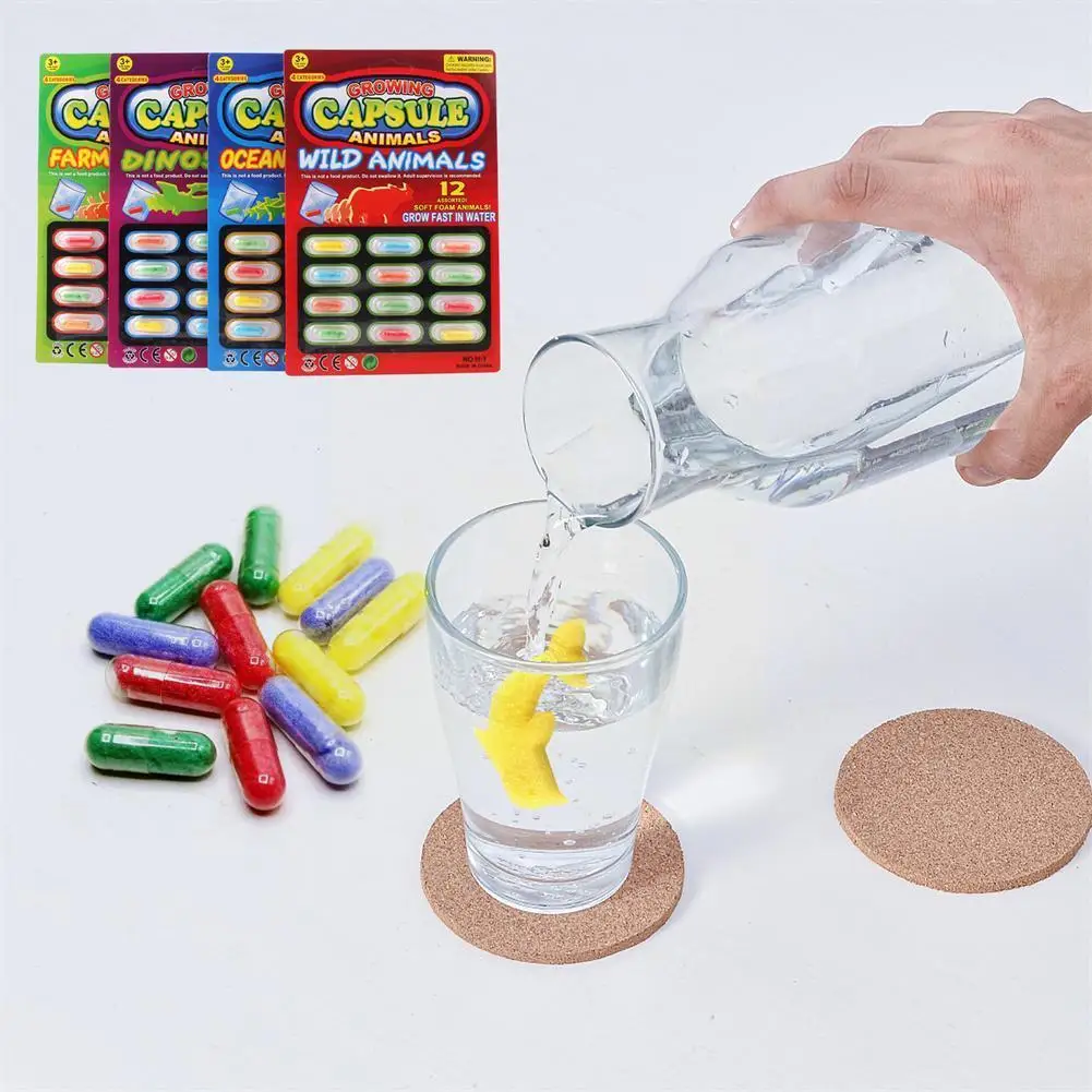 

Magic Soft Baby Cognition Toys Grow Capsule Larger In Wate Early Toy Educational GIfts Kids V1X8