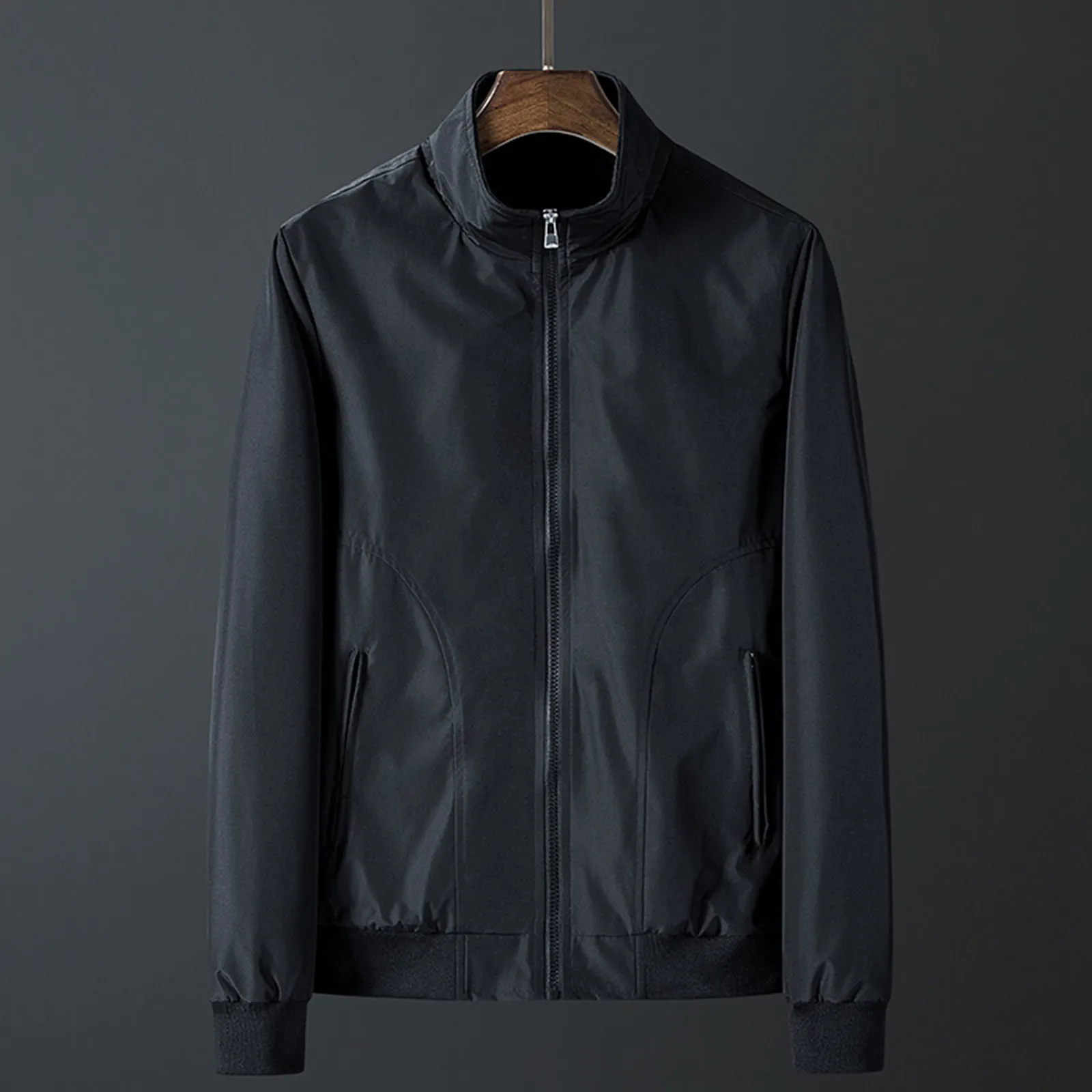 

Men's Sports Jacket Lightweight Windbreaker Outdoor Recreation Coat men's coat winter Jogging Korean style
