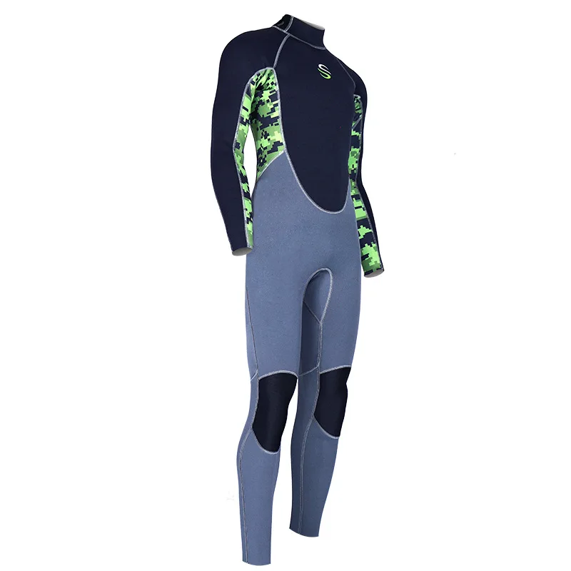 

Spring Men Women Wetsuit Full Bodysuit 2mm Round Neck Diving Suit Stretchy Swimming Surfing Snorkeling Kayaking Sports Clothing