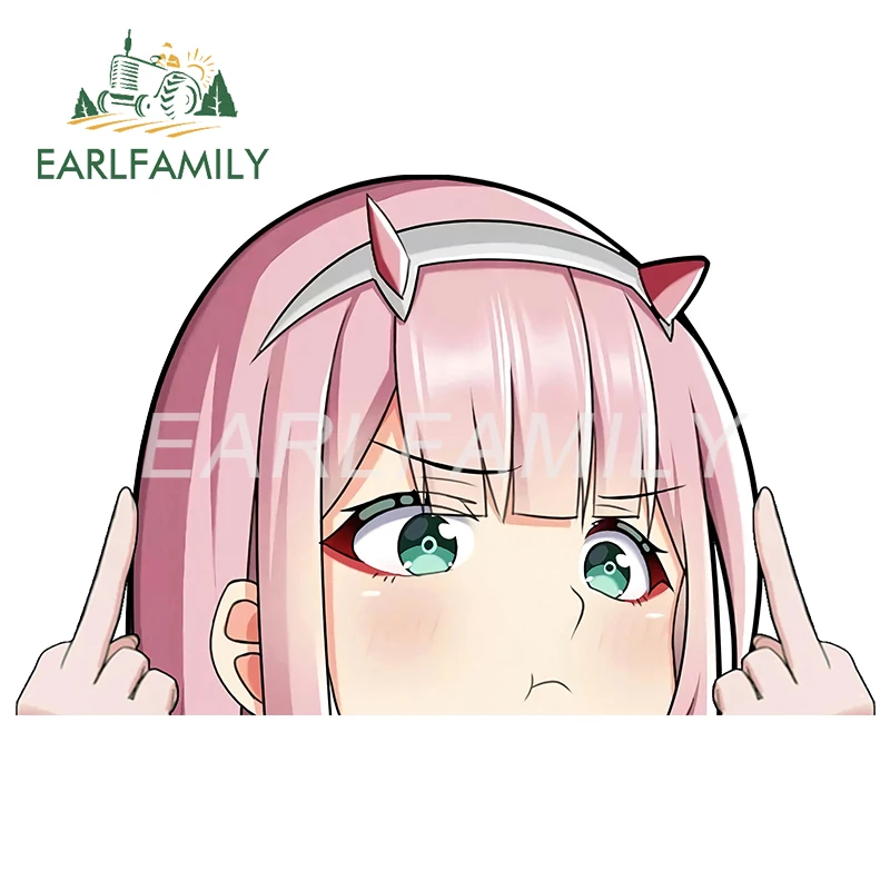 

EARLFAMILY, 13 см x 7 см, для Zero Two Peek, автомобильные аксессуары, наклейки Campervan, наклейки RV JDM, наклейки на мотоцикл, доску для серфинга, ноутбук