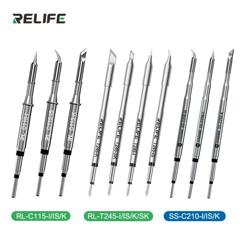 Наконечники для паяльника RELIFE C210 T245 C115