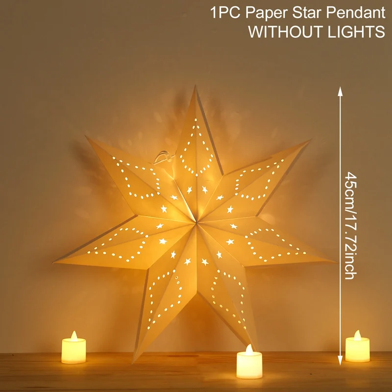 

Бумажный подвесной кулон звезда Ид Мубарак