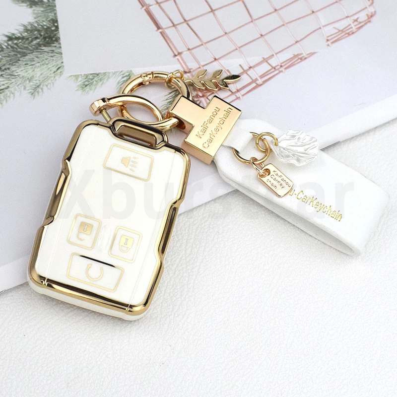 Чехол для автомобильного ключа из ТПУ держатель Chevrolet Colorado LT Silverado GMC Canyon Sle Sierra 3500HD