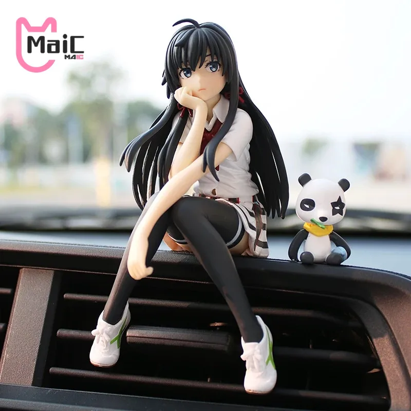 

Hot Anime Figure Yukinoshita Yukino My Teen Romantic Comedy Action Model Collectible Kawaii Sitting Toy PVC Dolls Figurine Gift