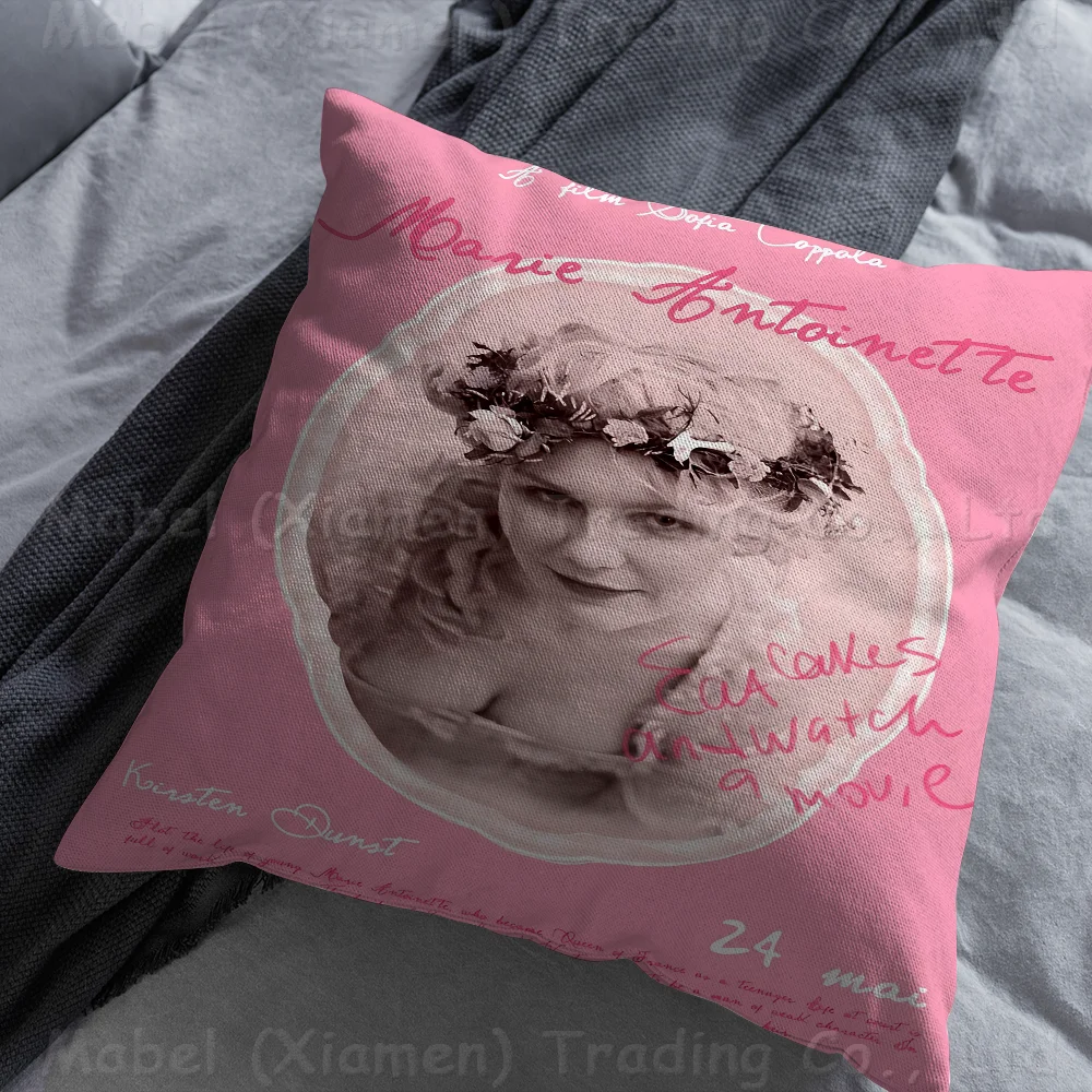Sofia Coppola Movie Marie Antoinette Film Cushion Cover Decorative Pillow Sofa Home Decor Case Cases
