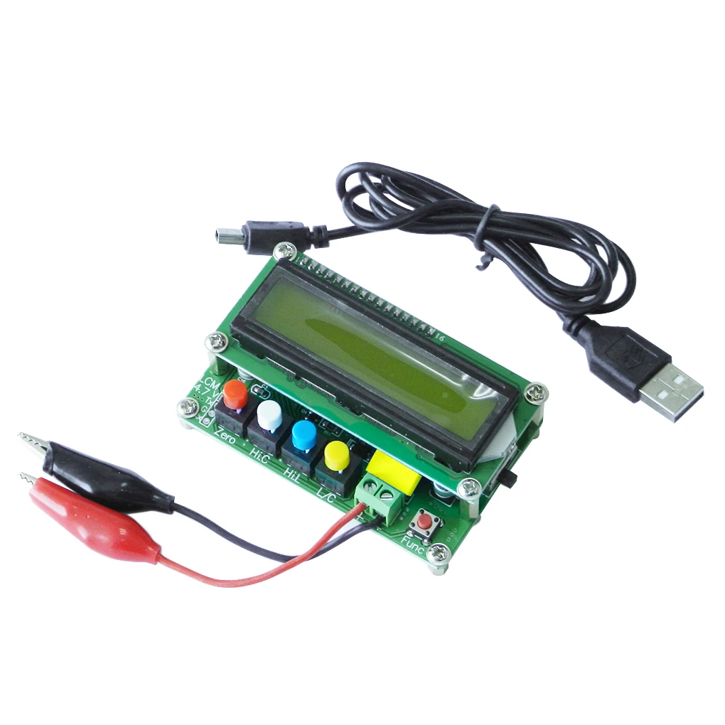 

LC100-A Digital LCD High Precision Inductance Capacitance L C Meter Capacitor Test Mini USB Interface