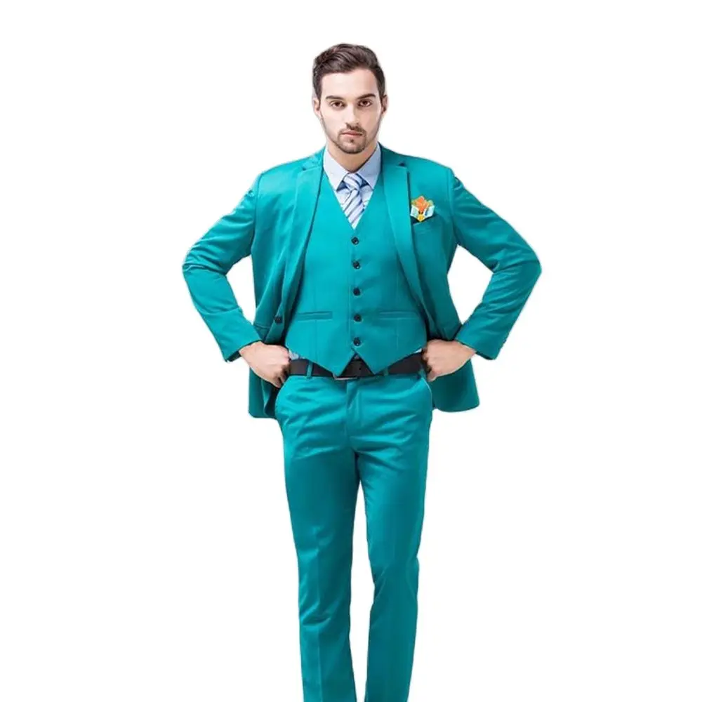 

Мужской облегающий блейзер с вырезом на воротнике и двумя пуговицами