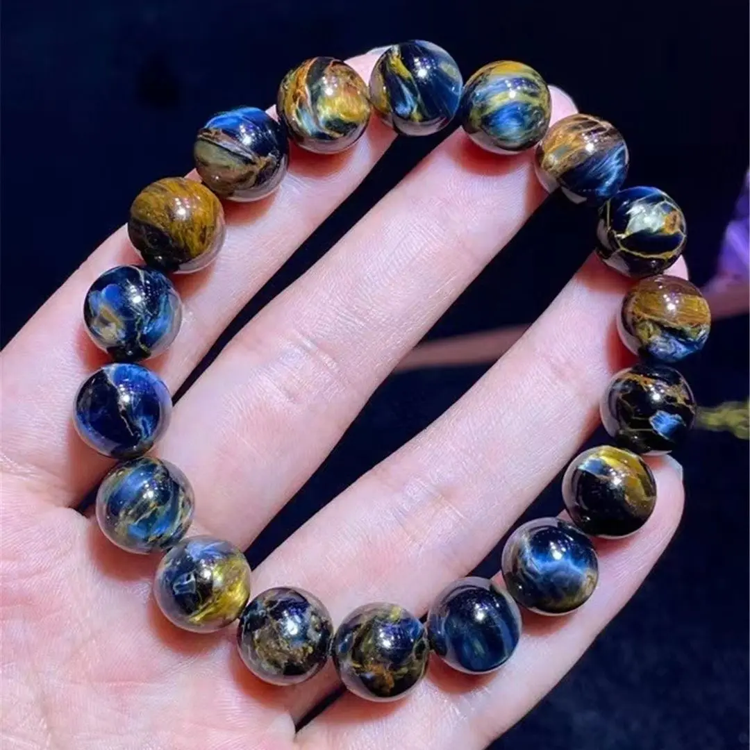 

11mm Natural Pietersite Bracelet For Women Men Wealth Luck Healing Gift Energy Beads Crystal Stone Strands Jewelry AAAAA