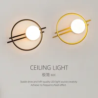 Light Luxury Modern Wall Lamp AC90-260V Living Room TV Background Wall Lamp Aisle Nordic Master Bedroom Bedside home decor Lamps