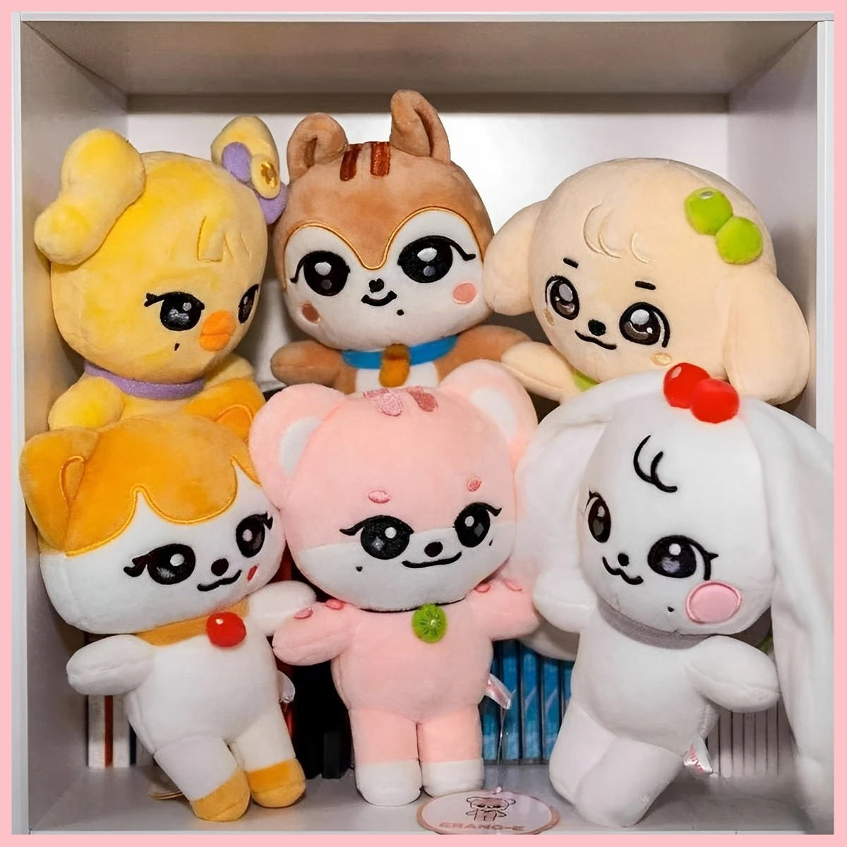 

Kpop Ive Cherry Plush Kawaii Cartoon Jang Won Young Plushies Doll Cute Stuffed Toys Pillows Home Gifts Decoration