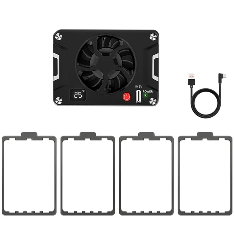 Профессиональный охлаждающий вентилятор для камеры с контролем температуры