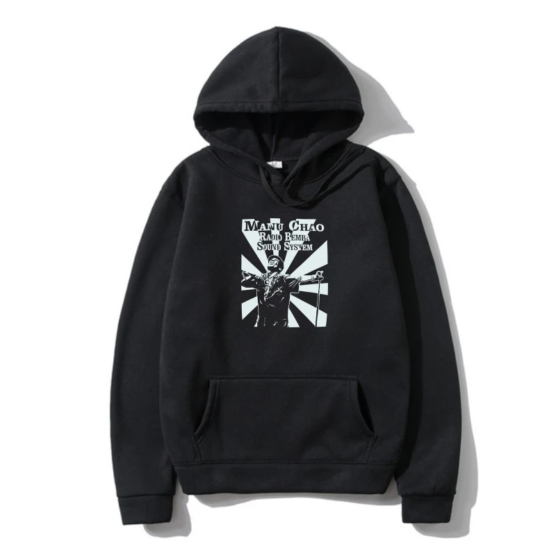 

Manu Chao Radio Bemba Sound System Black Outerwear Mano Negra Ska Punk Radiolina