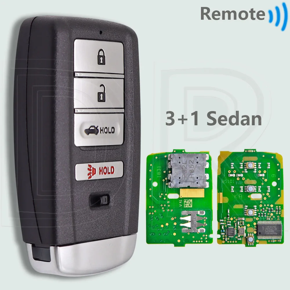 

DR KR5V1X 313,8 МГц KR5V2X 433,9 МГц Keyless Go оригинальный автомобильный дистанционный ключ с печатной платой для Honda Acura TLX ILX MDX RDX RLX 2015-2020