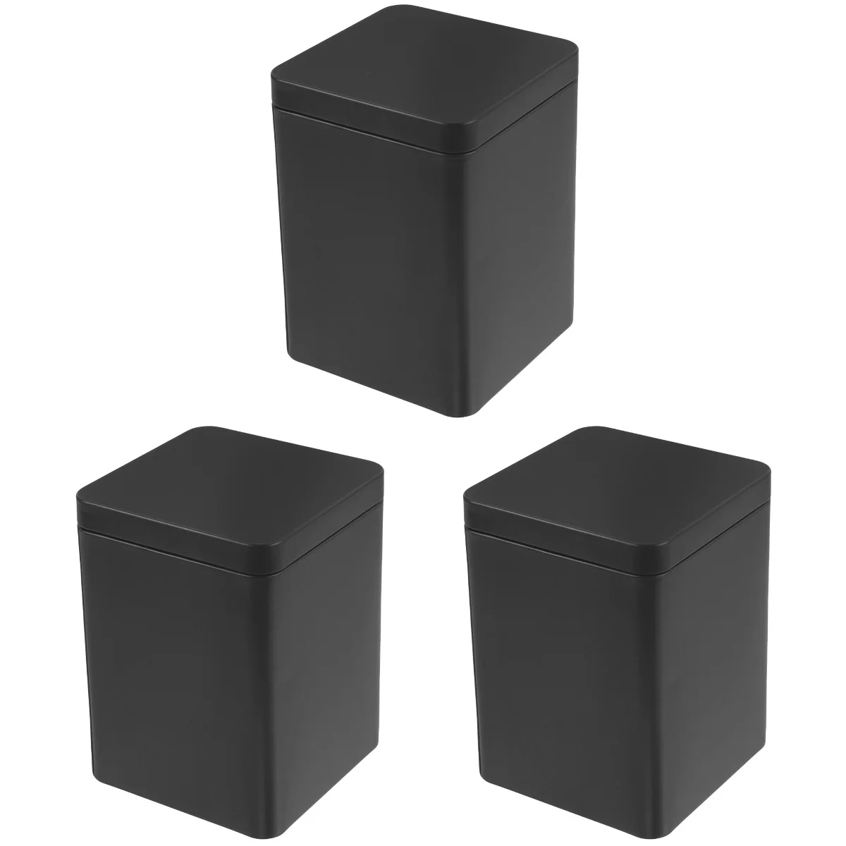 

3 Pack Candy Storage Container Bulk Jars Tea Pot Iron Go Food Containers Lids