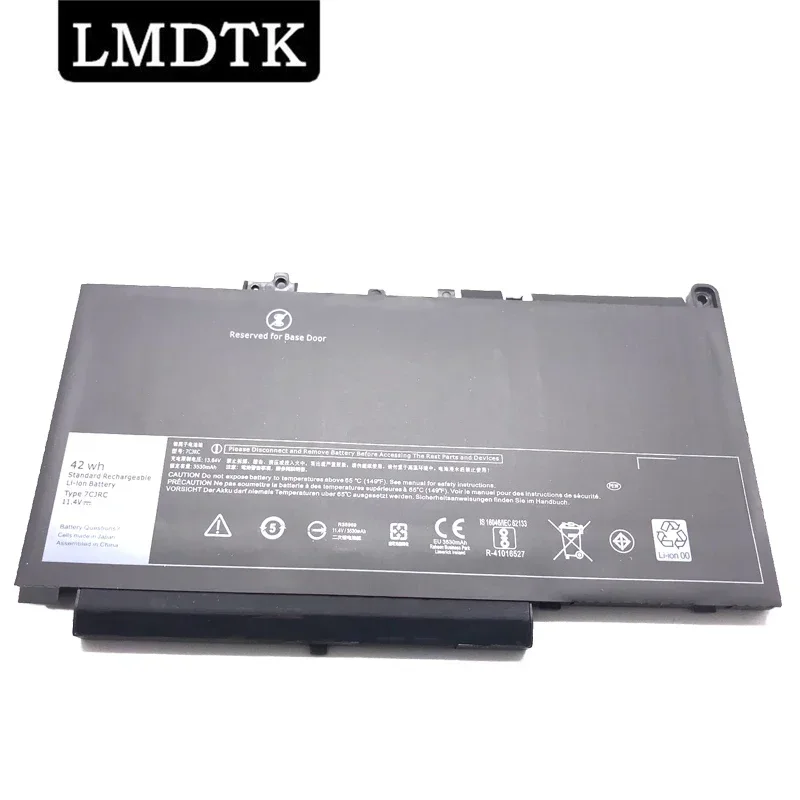 LMDTK оригинальный новый аккумулятор для ноутбука 7CJRC 11 4 В 42 Втч серии DELL Latitude E7270 E7470