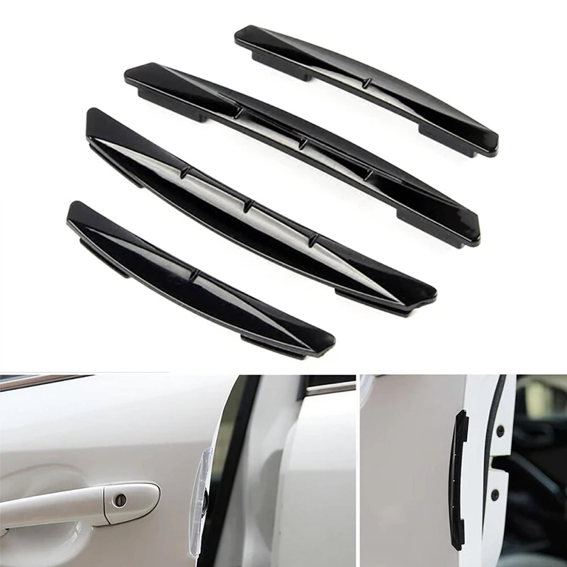 

4Pcs Car Wheel Tire Molding Protection Strip Stickers Universal Car Collision Crash Barrier Door Guard Auto Accessories Exterior