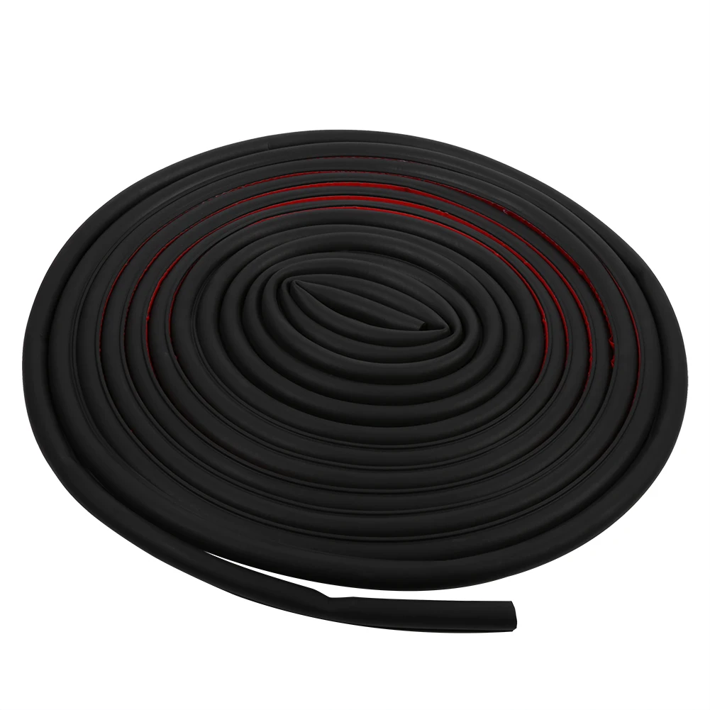 

8M Big D Shape Car Motor Door Edge Rubber Seal Trim Hollow Strip Weatherstrip