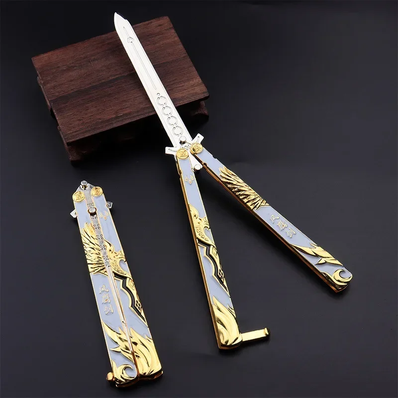 Новая анимационная игра Genshin ударопрочная бабочка искусственное металлическое