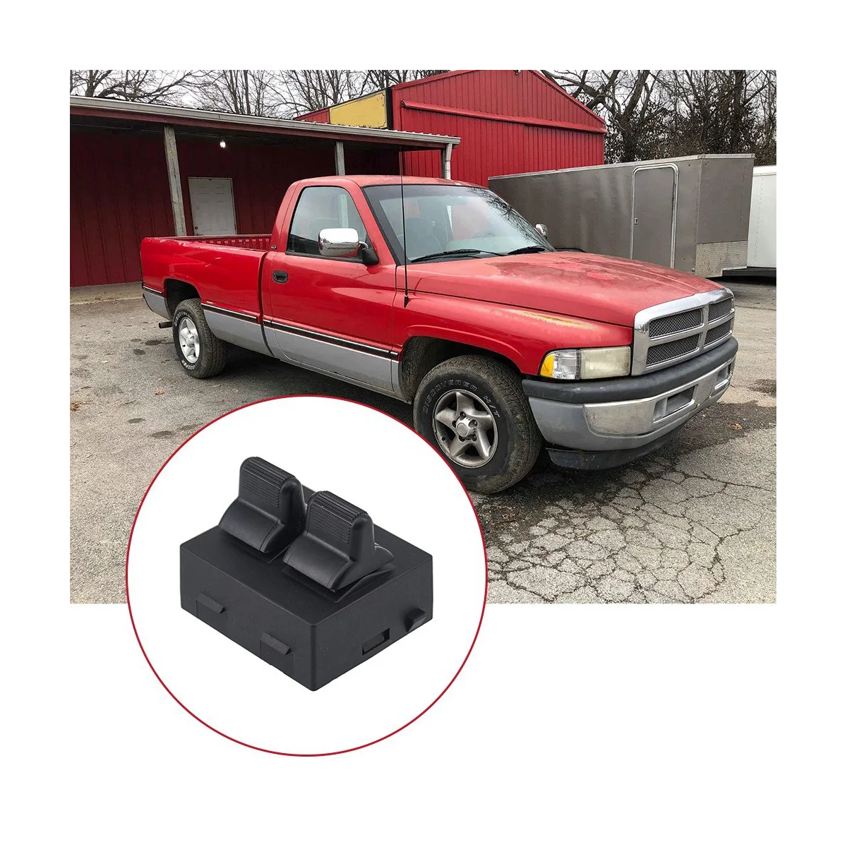 Переключатель Стеклоподъемника 4793180 56006897 для 1994-1997 Dodge Ram 1500 Chrysler Town &amp Country Front Driver