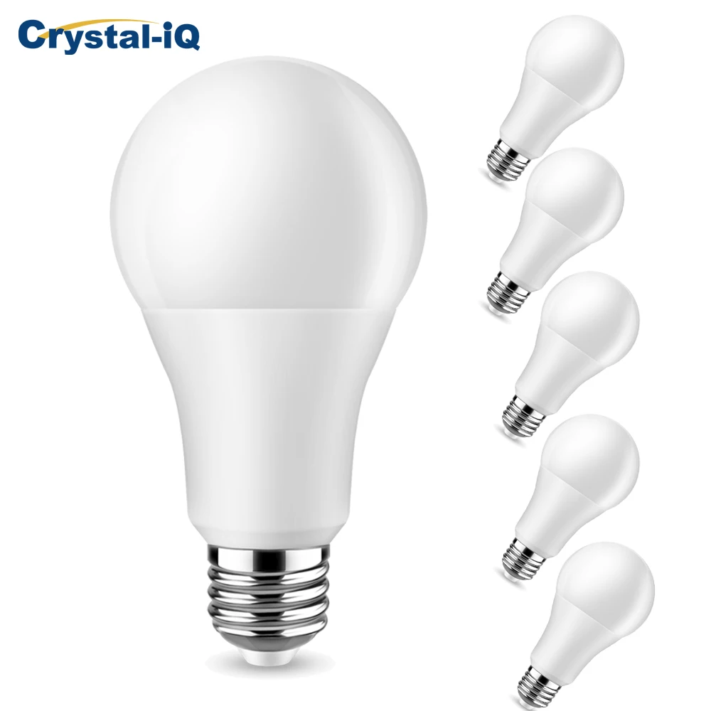 

Focos High Brightness LED Bulb AC 220-240V A60 E27 B22 Lamps 10W Bombilla For Solar Led Light Bulbs Lampada Energy Saving Lamp